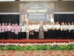 Karutan Palembang Hadiri Kenal Pamit Kakanwil Ditjenpas Sumsel di Grand Atyasa