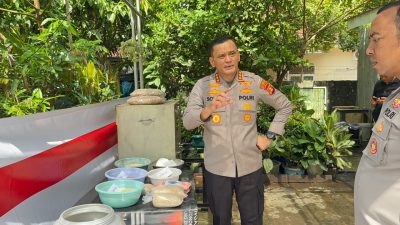 Inovasi Brilian Kapolrestabes Palembang! Enceng Gondok Disulap Jadi Pakan Ternak Bernilai Ekonomis