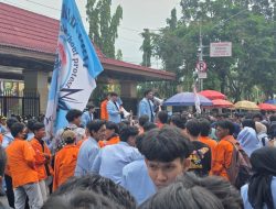 Polda Sumsel Kawal Aksi Mahasiswa UIN Raden Fatah di DPRD Sumsel, Aspirasi Berjalan Aman dan Kondusif