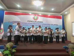 Pengurus PGRI Sumsel 2024–2029 Resmi Dikukuhkan, Siap Perjuangkan Kesejahteraan dan Profesionalisme Guru