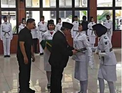 Bursah Zarnubi Kukuhkan Paskibraka Kabupaten Lahat 2026, Pesan Tegas Disampaikan