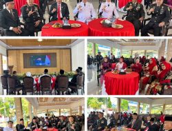 Detik-Detik Proklamasi HUT RI ke-81, Pemkab Lahat dan Forkopimda Bersatu di Rumah Dinas Bupati