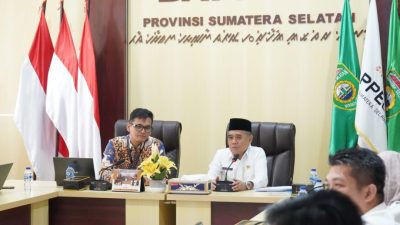 Rapat Evaluasi AKIP dan Paparan Implementasi SAKIP Digelar di Gedung Prameswara Bappeda Provinsi Sumatera Selatan