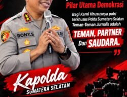 Perkuat Keterbukaan Informasi, Polda Sumsel Rangkul Pimpinan Redaksi dan Jurnalis