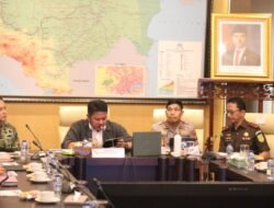 Rakor Karhutla Bersama Forkopimda, Polda Sumsel Perkuat Kesiapsiagaan Lindungi Masyarakat